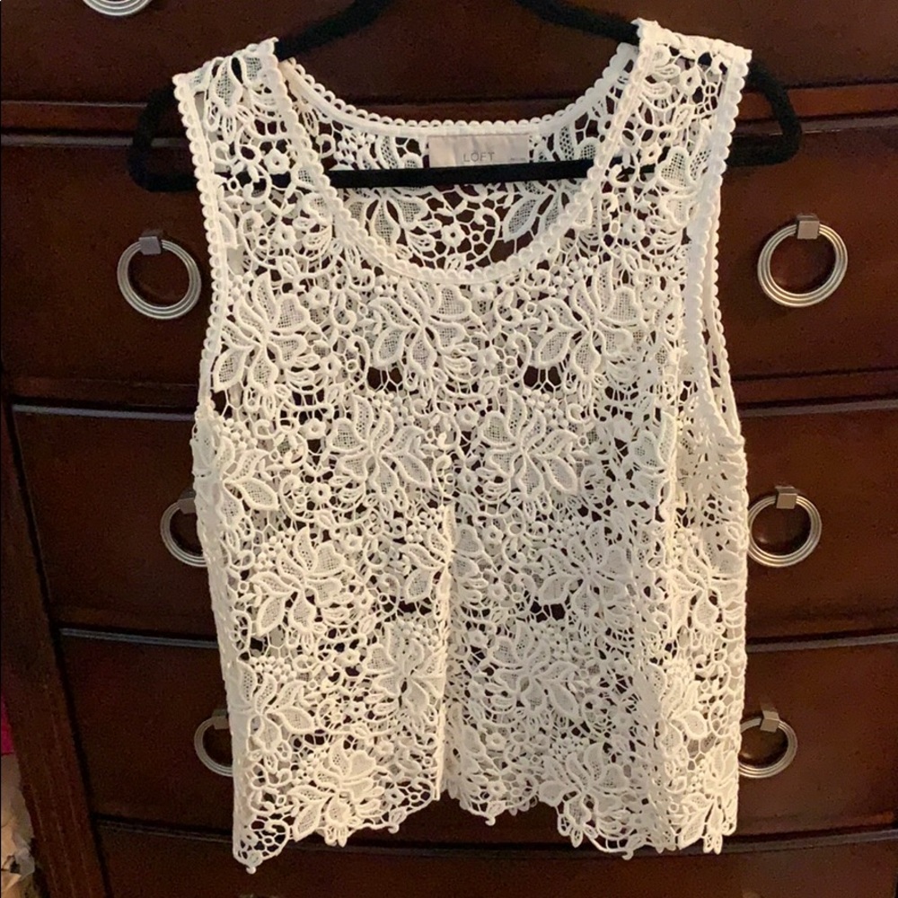 LOFT - embroidered top - LP